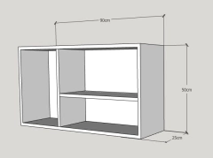 Estantería horizontal abierta de doble altura - comprar online