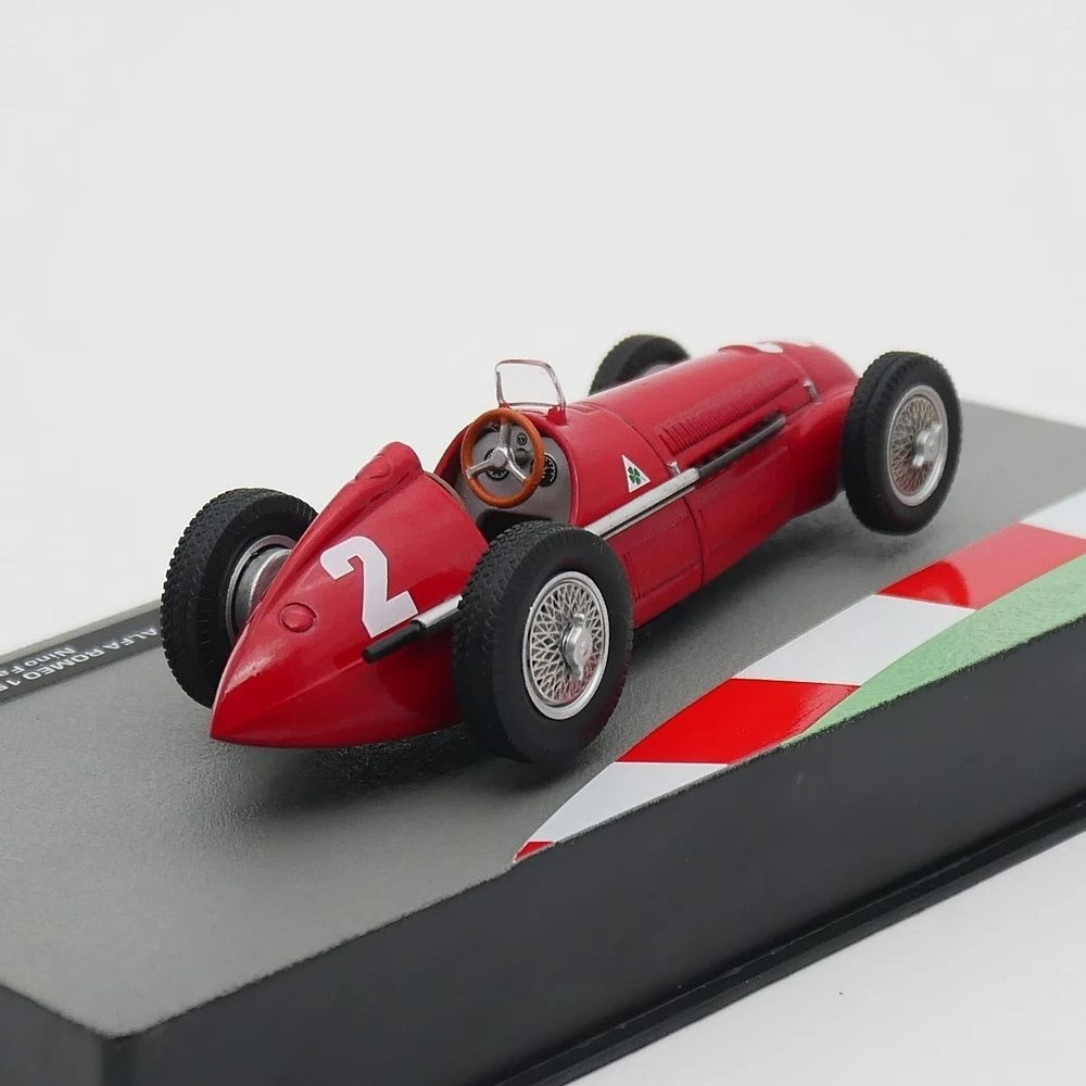 Miniatura Carro de Corrida Antigo Ferrari F1 - Vermelho 08 em metal