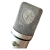 Microfone condensador inspirado no Neumann U87. Microfone condensador, microfone cardioide, microfone profissional para estúdio de gravação. Microfone de cápsula grande, microfone condensador grande diafragma, microfone condensador cápsula 34mm. Greenbox 
