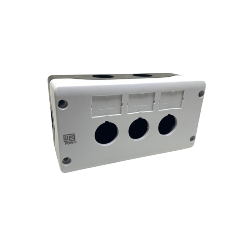 2457 CAIXA WEG 3 FUROS 22MM PBWL-3 CINZA 14485058