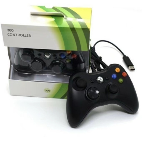 Controle Com Fio Para Xbox 360 Slim / Fat E Pc Joystick - Estrelar