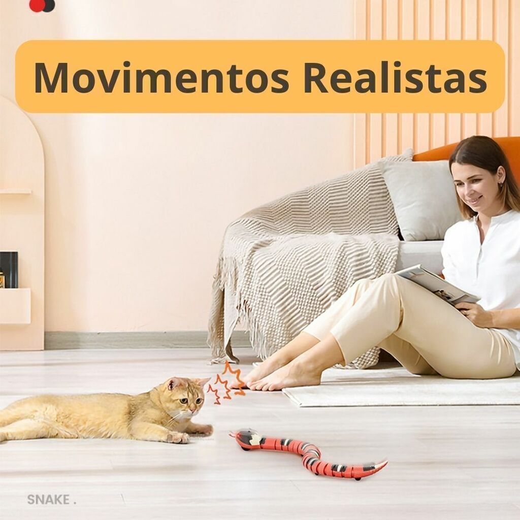 Cobrinha Eletrônica Inteligente - Smart Pet Snake