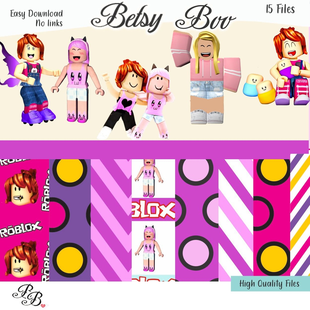 Roblox Clipart Paper Digital Instant Download 