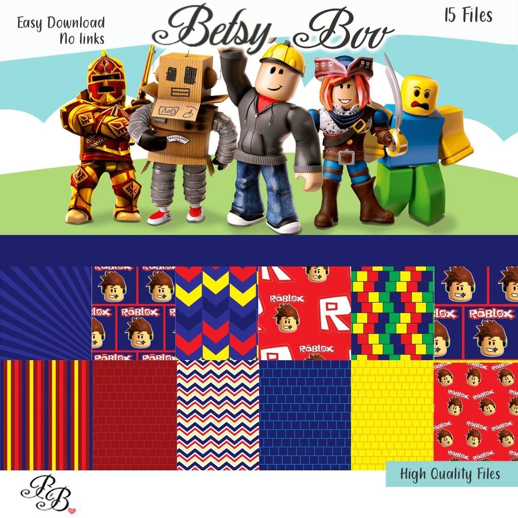 Roblox Clipart Paper Digital Instant Download 