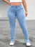 Pantalon de jean spandex bota abierta ELIMA P405 en internet
