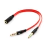 Cable Adaptador Mini Plug 3,5mm A Mic Y Auricular Pc GENERICO
