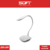 Lampara Luz Led Escritorio Mesa Tactil Touch 3 Tonos Blanca
