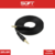 Cable Miniplug 3,5 Estereo Macho-Macho 1 Mts Forrado Tela Nm-C66