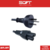 Cable Power para Notebook 220v Trebol