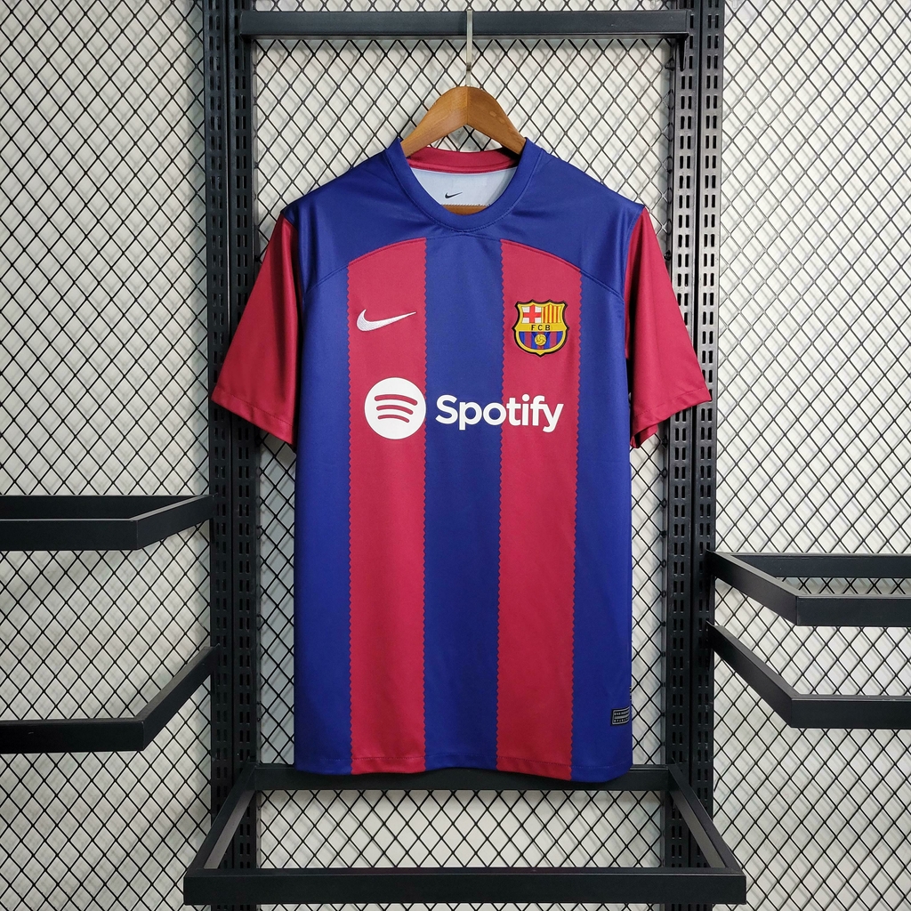 Camisa Barcelona I 2023/24 Jogador Nike - Masculina em Promoção