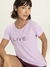 Camiseta Icon Live!- Lilás