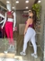 Legging Brocada M&C Branca - comprar online