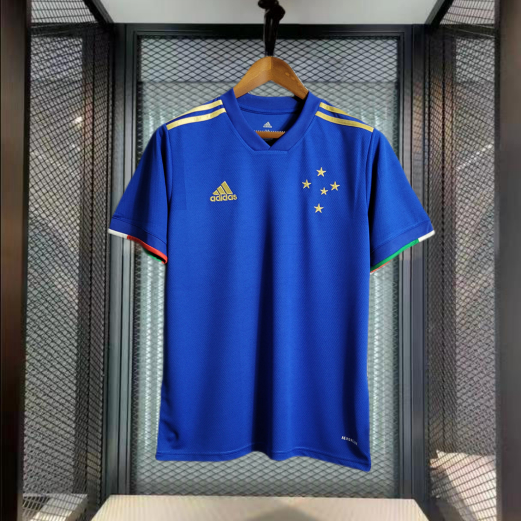 Camiseta Cruzeiro 21/22 Adidas Feminina - Azul