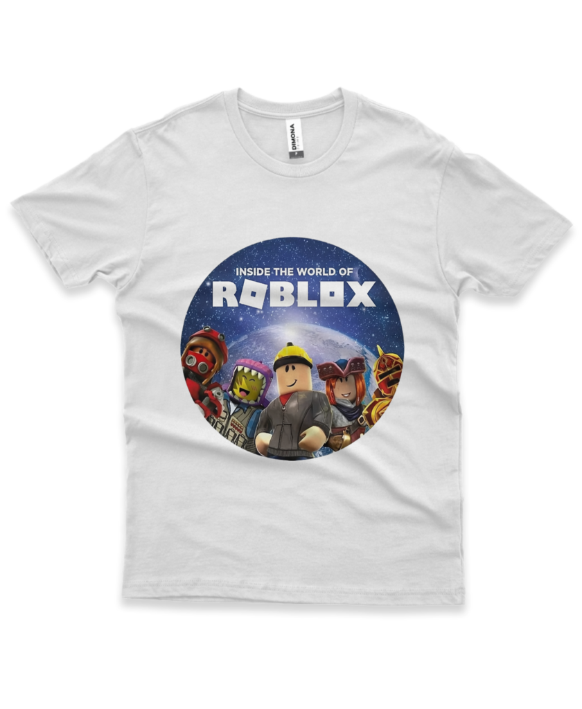 1 Camiseta Roblox blusa Infantil camisa seu Nome Roblox jogo