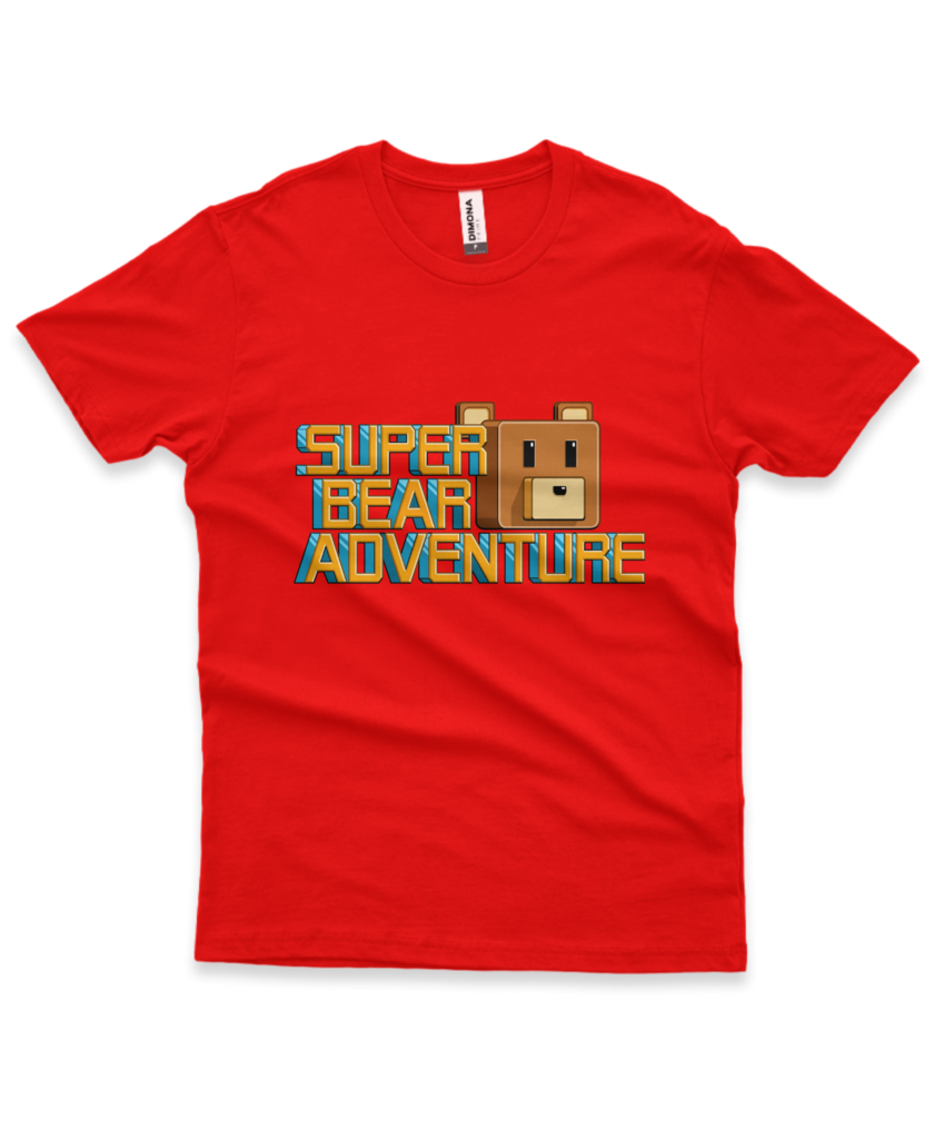 camisa Super bear adventure jogo do urso