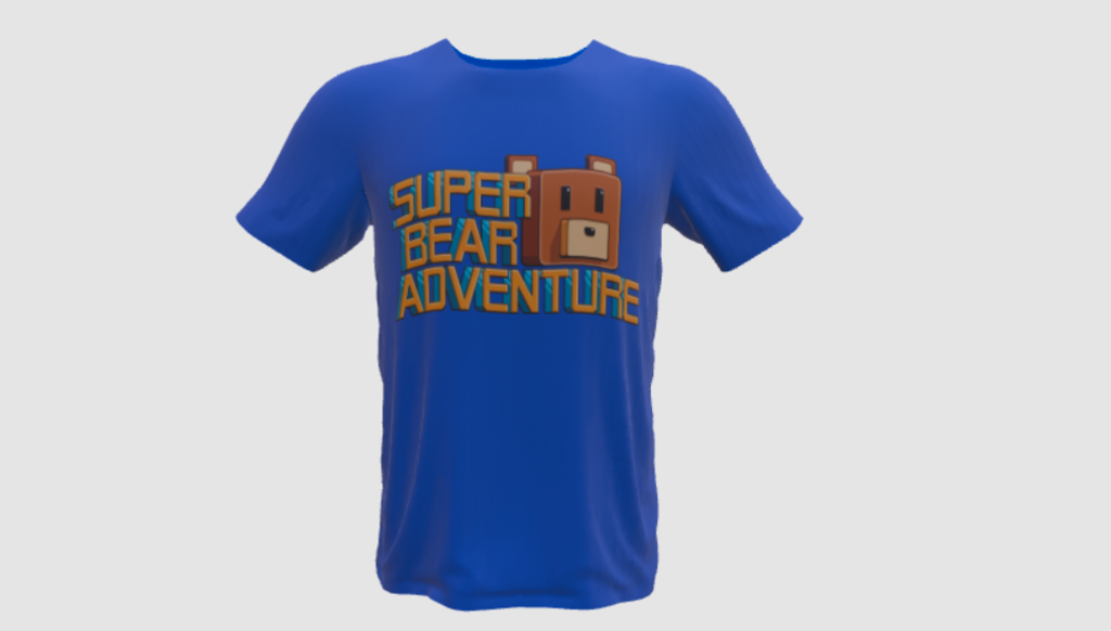 camisa Super bear adventure jogo do urso