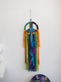 Atrapasueños color con símbolo de la Paz