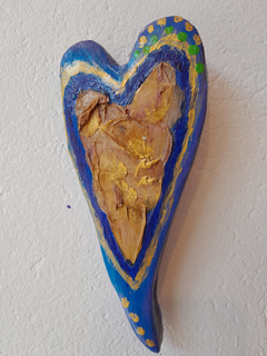 Corazón 4 (azul y amarillo)