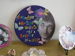 Cuadro redondo grande - Gustavo Cerati