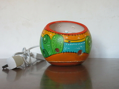 Lámpara de Sal del Himalaya - Naranja - Álmica cosmética&deco