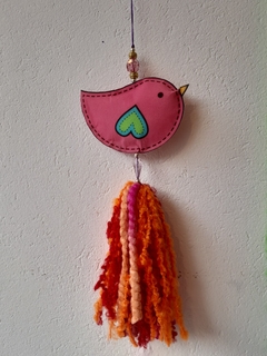 Manijero Pajarito Flecos naranja