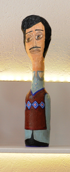 Muñeco - Hombre chaleco rombos