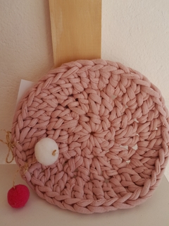 Posapava tejido - Rosa