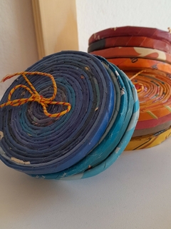 Posavasos de revista Azul