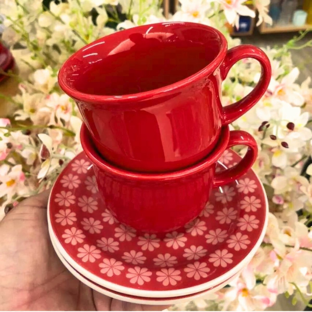 Jogo de xícaras de chá floreal são luís oxford