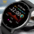 Smartwatch Relógio inteligente masculino tela de toque completa esporte fit