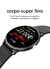 Smartwatch Relógio inteligente masculino tela de toque completa esporte fit