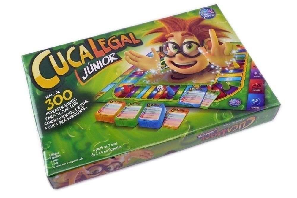 Jogo de Tabuleiro infantil - Cuca Legal - Pais e Filhos