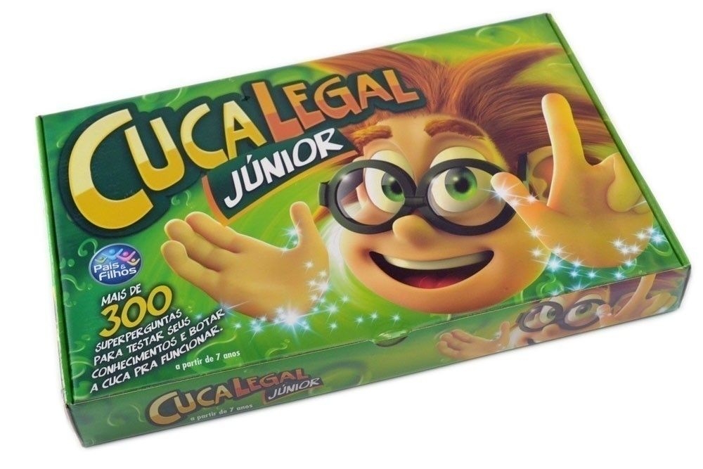 Jogo Cuca Legal Junior 300 Perguntas Conhecimentos Gerais