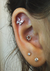 Labret Borboleta Rosa - comprar online