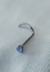 Nostril Zirconia Azul na internet