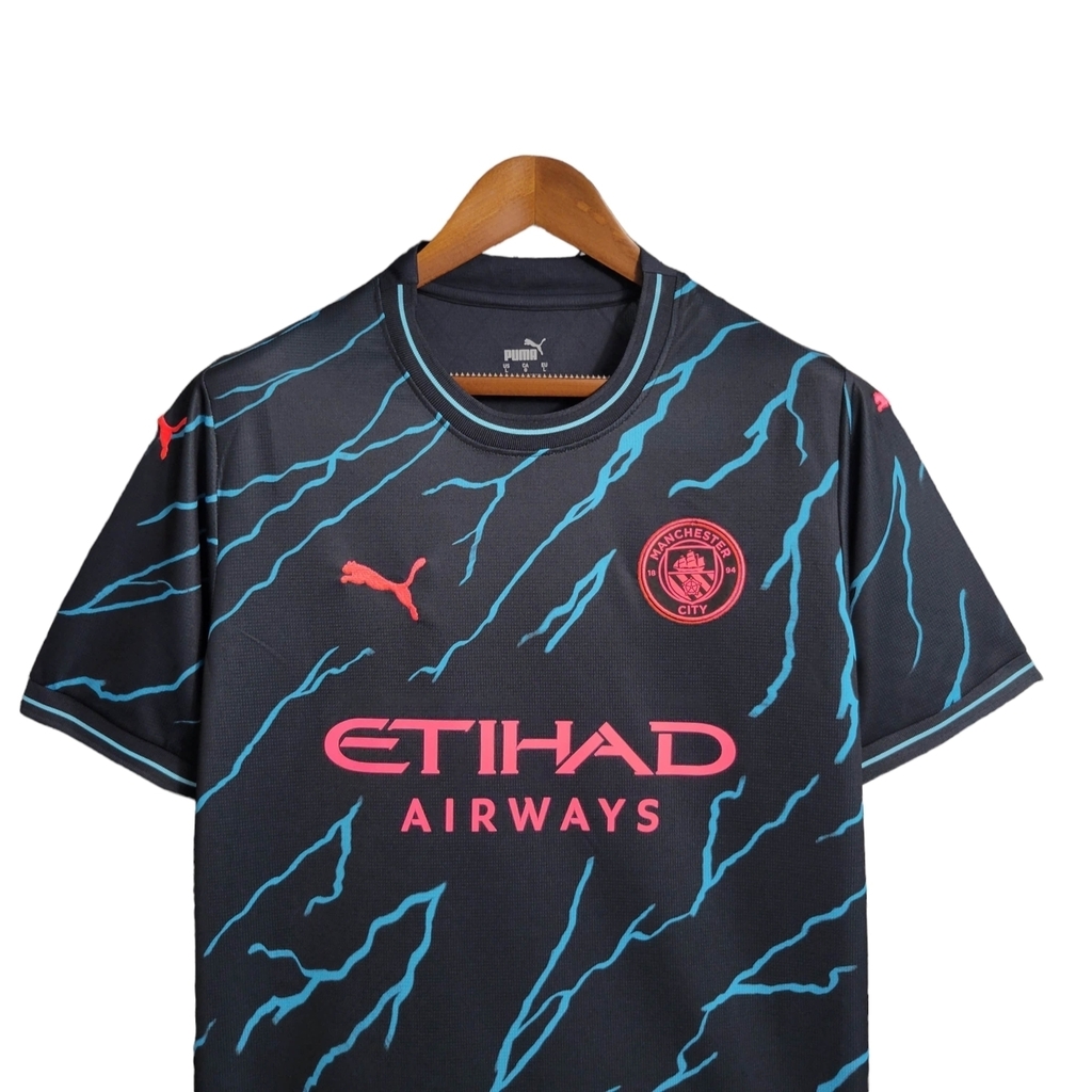 Camisa do Manchester City III 23 Puma Masculina Jogador em