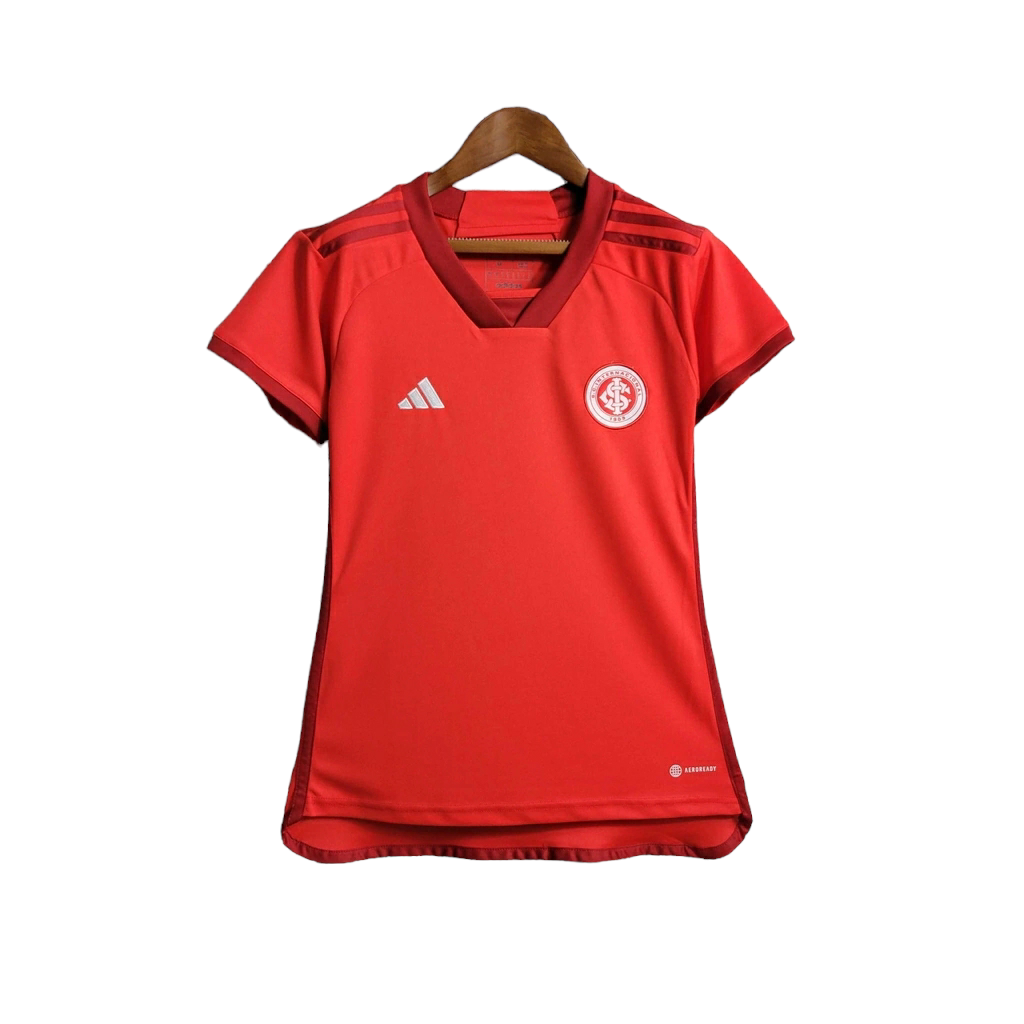 Camisa Internacional I 22/23 Torcedor Adidas Feminina - Vermelho