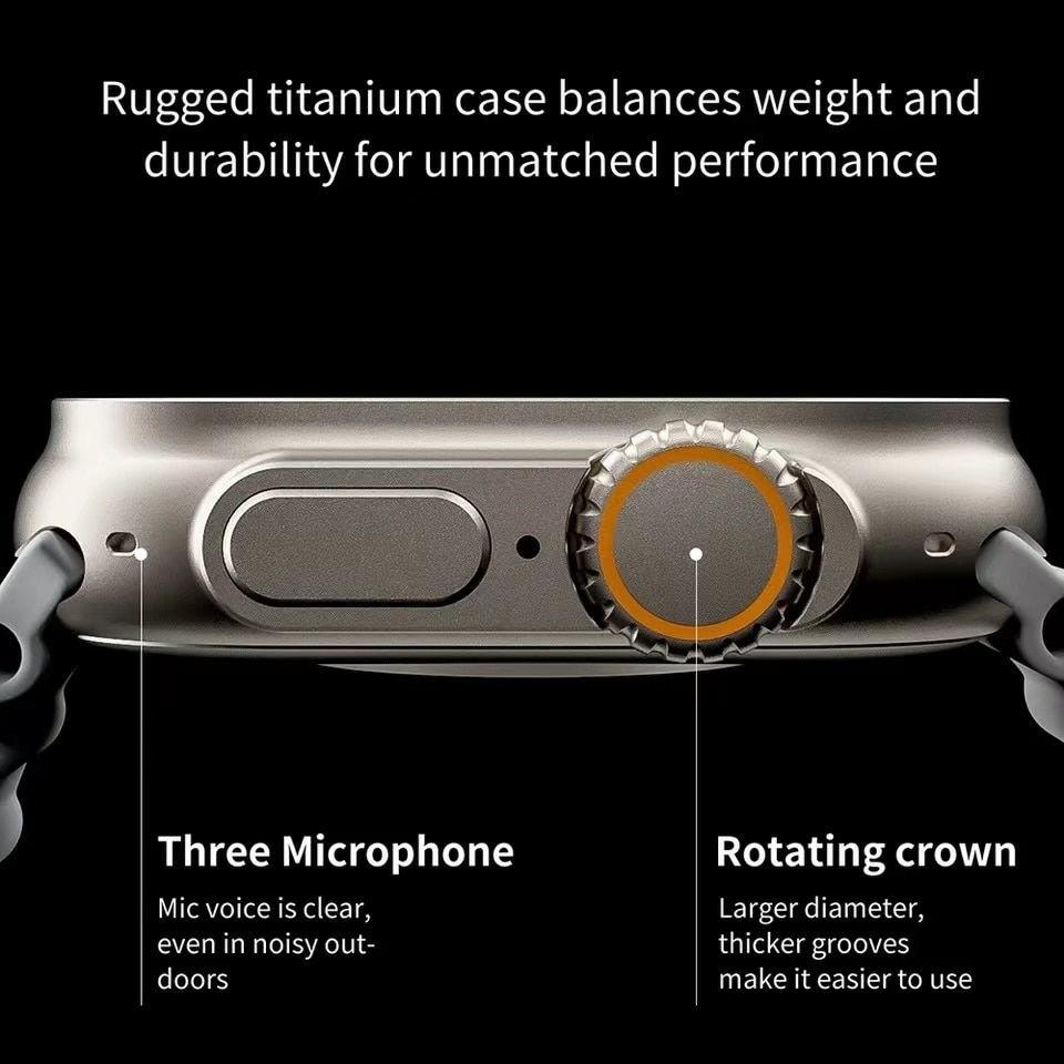 smartwatch inteligente ultra series 8 - Tudo&Algo+