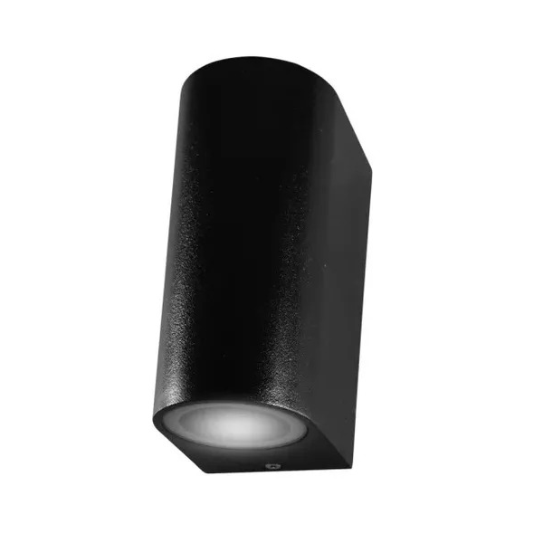 LUMINARIA FIJA INTERELEC CILINDRICO 2XGU10 NEGRO 55113