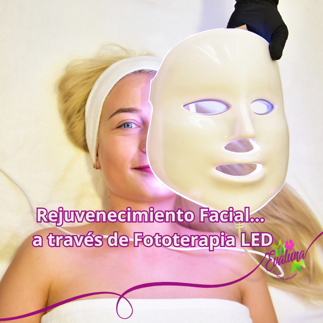 Rejuvenecimiento facial por fototerapia led