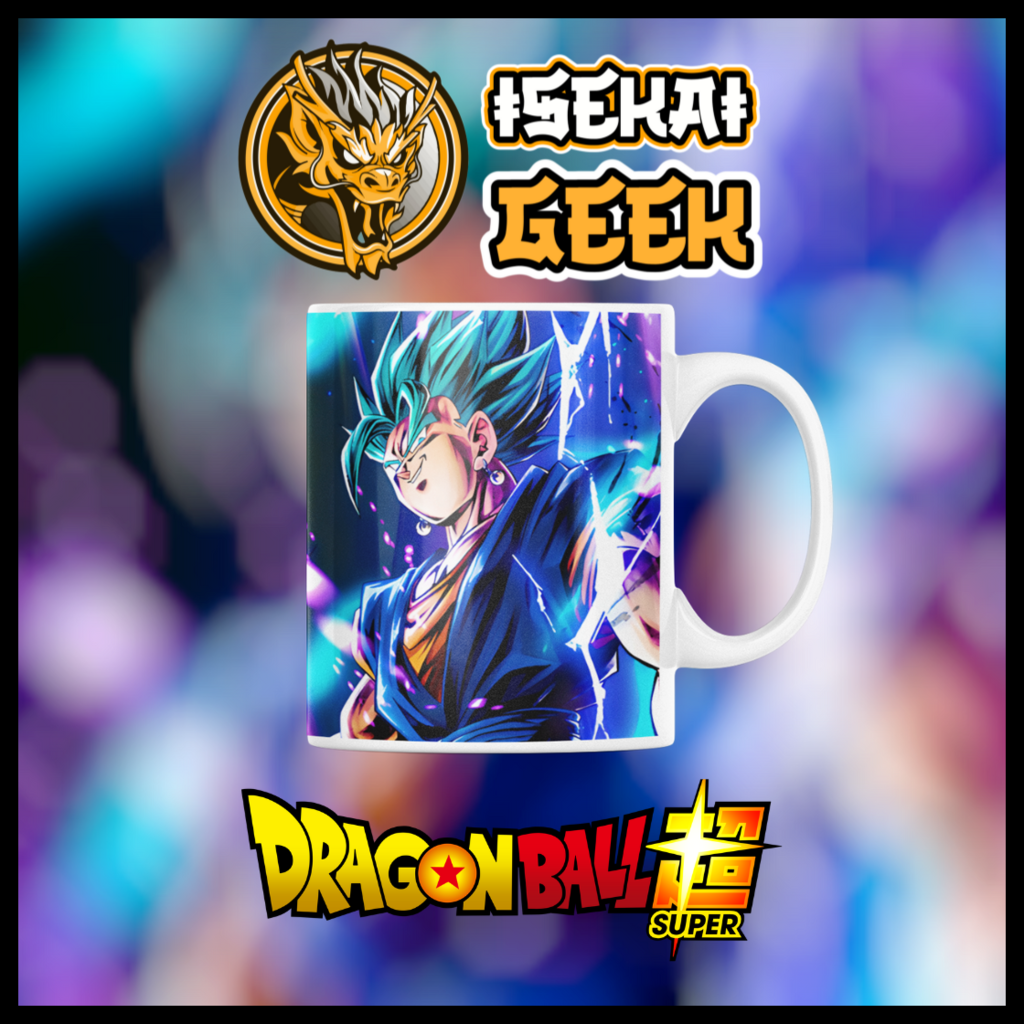 Caneca Personalizada do Vegetto: Fusão Épica de Dragon Ball Super