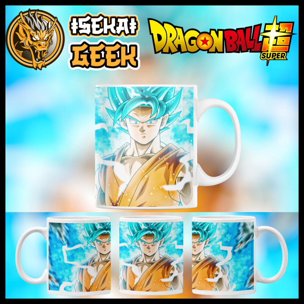 Caneca Dragon Ball Goku Super Sayajin 4