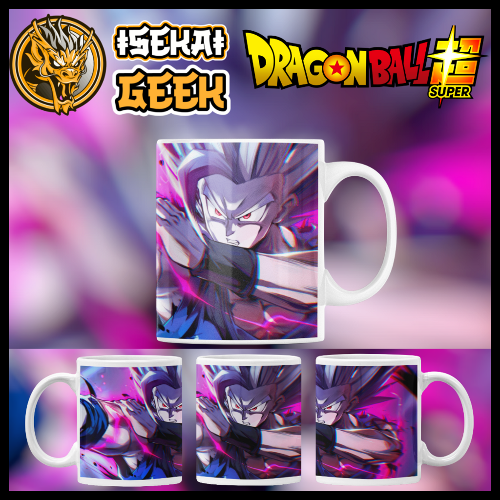 Caneca Dragonball Gohan Filho Do Goku - Branco