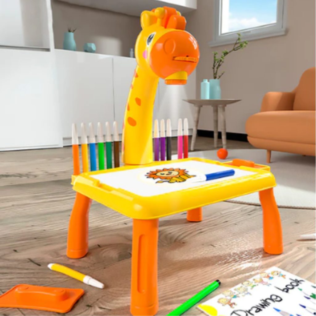 Brinquedo Mesa De Desenho Artístico Projetos Led Para Crianças