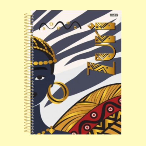 Caderno Brochura 1/4 Capa Dura Naruto 80 Folhas SD - Recom