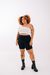 Top Renata Black + Off White Double-Sided on internet