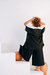 Kimono Dora Black and Off White - Sarau