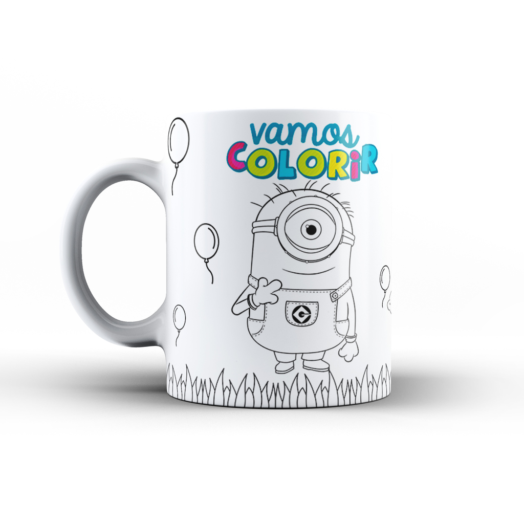 CANECA VAMOS COLORIR - LUCCAS NETO