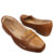 Sapatilha Feminina Mocassim Bico Quadrado Carvalho Marrom Lara Sapatilhas - Lara Sapatilhas Sapatilhas Femininas
