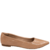 Sapatilha Feminina Bico Fino Nude Croco Lara Sapatilhas